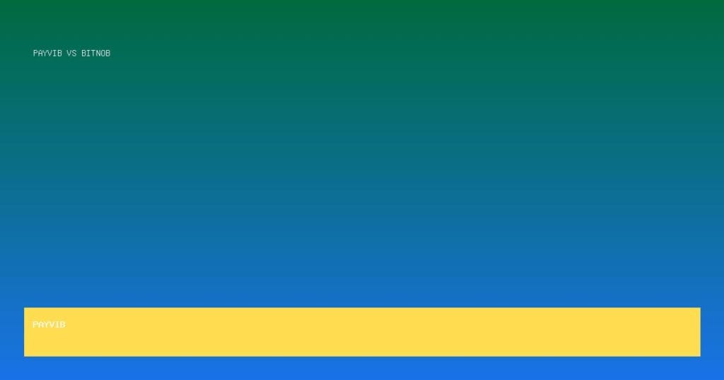 Payvib vs Bitnob — Which Is Better in Nigeria? (2026) 2 Payvib vs Bitnob — Payvib